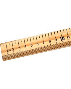 Meter & Inches Stick, Wood