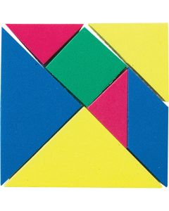 Tangrams, Plastic, 4 Sets