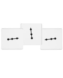 Transparent Spinners, Set of 5