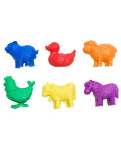 Farm Animal Counters, Set of 72 