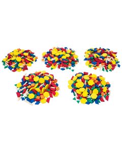 Foam Pattern Blocks, set of 1250 - Bulk Pricing