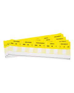 Desktop Place Value Cards, set of 30 - Bulk Pricing