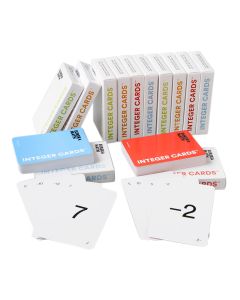 Eureka Math Integer Cards, Set of 12 Decks