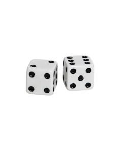Dot Dice, Plastic, Set of 2
