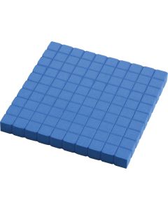 Base Ten - Plastic, Flats, Pack of 10