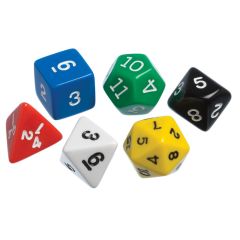 Polyhedra Dice, Set of 6