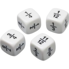 Fraction Dice, Set of 6