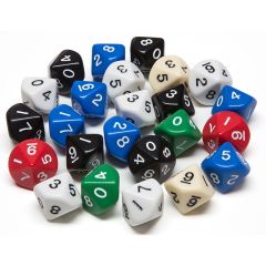 Ten Sided Dice, Set of 24