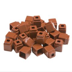 Unifix Cubes, Brown, Set of 100