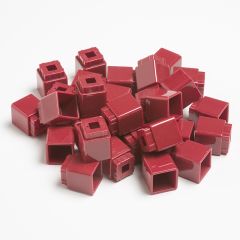 Unifix Cubes, Maroon, Set of 100