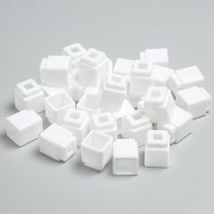 Unifix Cubes, White, Set of 100