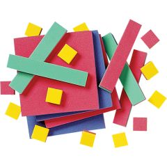 Algebra Tiles, Foam Easyshapes, 35 pieces