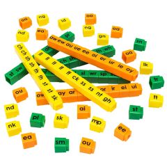 Unifix Letter Cubes, Blends, set of 90