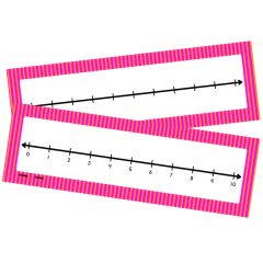 Write-On/Wipe-Off 0–10 Number Line Mats, set of 10 