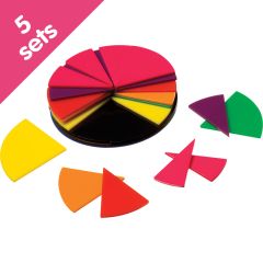 Fraction Circles, 5 sets - VP