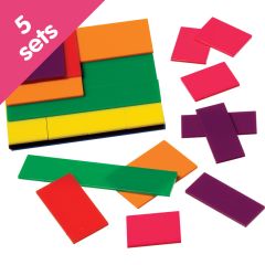 Fraction Squares, 5 sets - VP