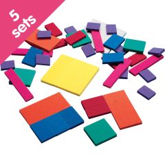 Easyshapes Fraction Squares 5 sets - VP