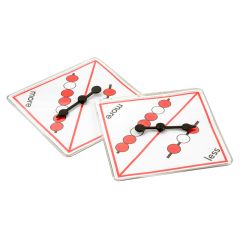 More/Less Spinner for Developing Math Concepts in Pre-Kindergarten, Set of 5