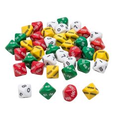 Place Value Dice, Set One, set of 40 - Bulk Pricing