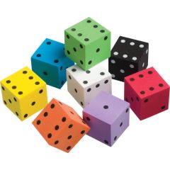 Dot Dice, Foam 2", 40 - Bulk Pricing