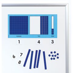 Magnetic Base Ten Place Value Frame Set