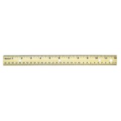 Wood Ruler, Inch and Metric, set of 12