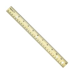 Wood Ruler, Inch and Metric