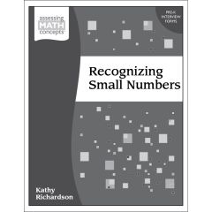 Assessing Math Student Interview Forms Pre-K Recognizing Small Groups