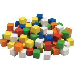 Color Cubes, Wooden, Set of 510, Bulk Pricing