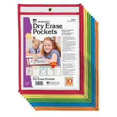 Dry Erase Pockets, set of 10