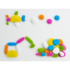 Rainbow Pebbles - Florescent Colors