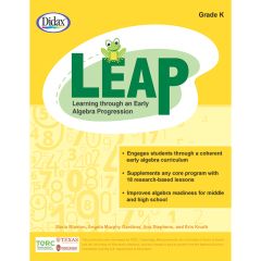LEAP: Learning through an Early Algebra Progression, Kindergarten