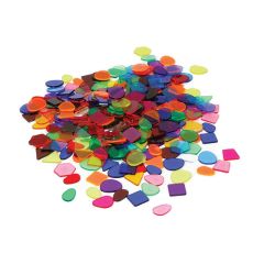 Transparent Irregular Shapes, Set of 150