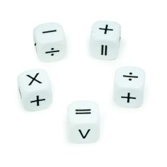 Math Symbol Dice, Set of 5