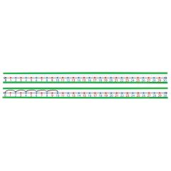 Student Desk Number Line 0-30