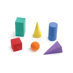 Foam Geometric Solids Set, 6 pcs
