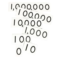 Eureka Math Place Value Cards, to Millions