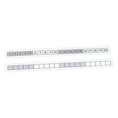 Eureka Math Centimeter Number Path, set of 25