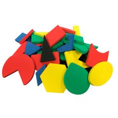 Eureka Math 2D Shapes, Foam, set of 30