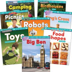 Math Readers: Geometry Grades K-1: 8-Book Set