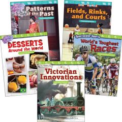 Math Readers: Fractions Grades 2-3: 5-Book Set