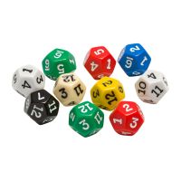 Polyhedra Dice - 12-sided, set of 10