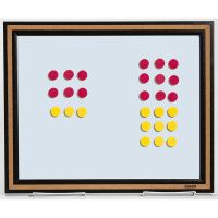 Magnetic Two Color Counters, Foam, set of 200