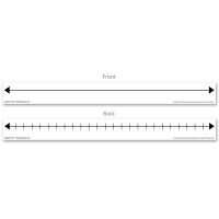 Blank Student Number Line, set of 10