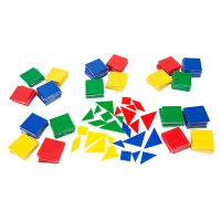 Tangrams, Plastic, 150 sets - Bulk Pricing