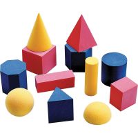 Foam Geometric Solids, 12 pcs, 5 sets - Bulk Pricing