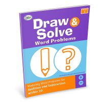 Draw & Solve Word Problems, Grade 1