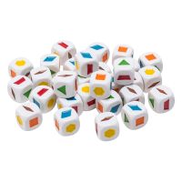 Pattern Block Dice, set of 30 - Bulk Pricing