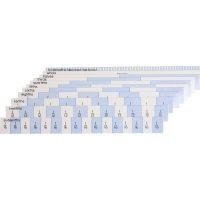 Comparative Fraction Strips, 10 sets - Bulk Pricing