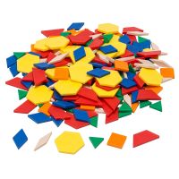 Plastic Pattern Blocks, .5 cm, 250 pieces
